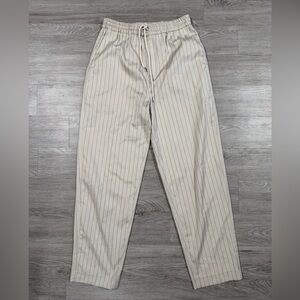 Munthe Pull On Drawstring Stripe Pants 36